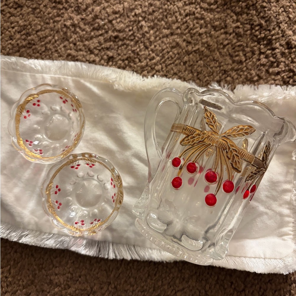 American Girl Doll Samantha Vintage Glassware